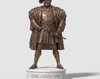 Henry VIII Statue - Tudor King Historical Collectible