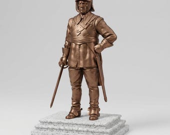 Roundhead Officer Statue – English Civil War Parliamentarian Collectible