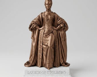 Louise of Stolberg Bronze Effect Statue – 25cm Historical Collectible Figure