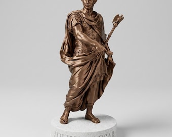 Verzamelbaar beeldje van Julius Caesar uit het Romeinse Rijk