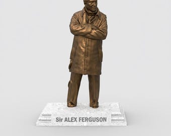 Alex Ferguson-statyn – Old Trafford, Manchester