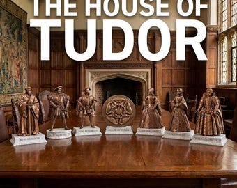 De Tudor-beeldencollectie - Zes koningen en een koningin + gratis cadeau