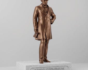 Robert Stephenson Statue – Victorian Railway Engineer – Engineering Pioneer Collectible