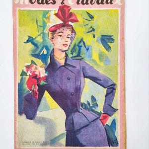 3/1952 Modes & Travaux Vintage Mode und Lifestyle Magazin