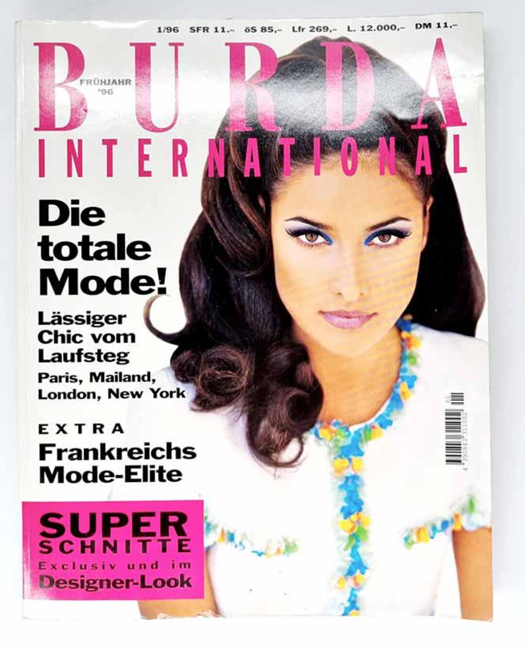 28 Patterns, 1996 Burda International Spring Vintage Fashion Magazine ...