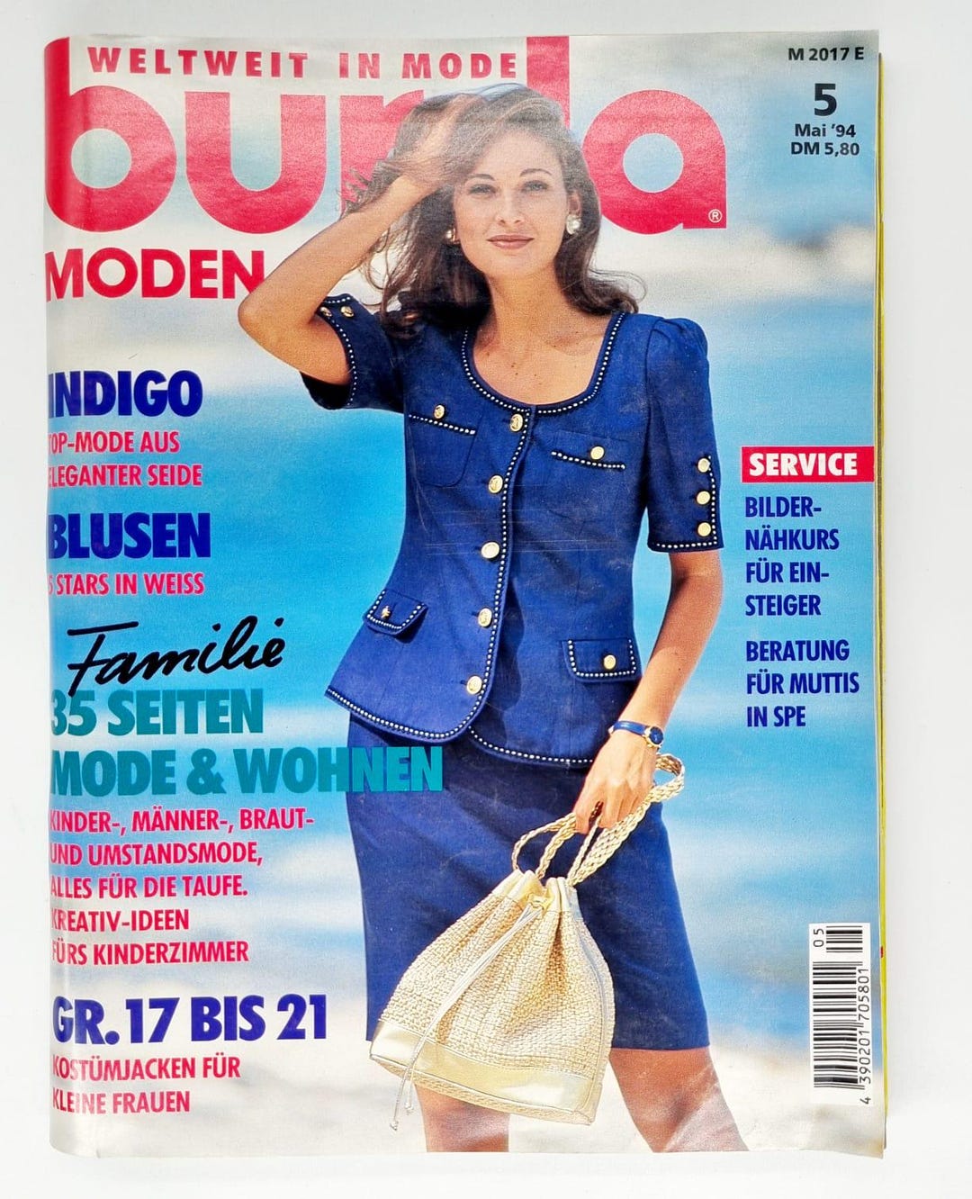 Magazine BURDA MODEN Printemps 1987 - Jolies Couleurs, Vacances, Voyages, Occasion