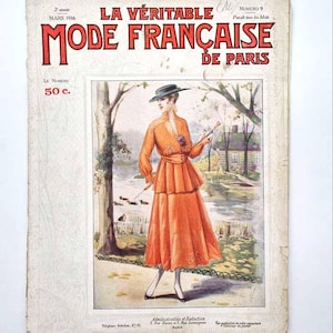 Vintage La Mode Magazine - Etsy