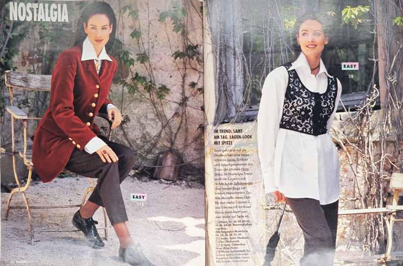 45+ Patterns, 9/1994 Burda Moden September Vintage Fashion