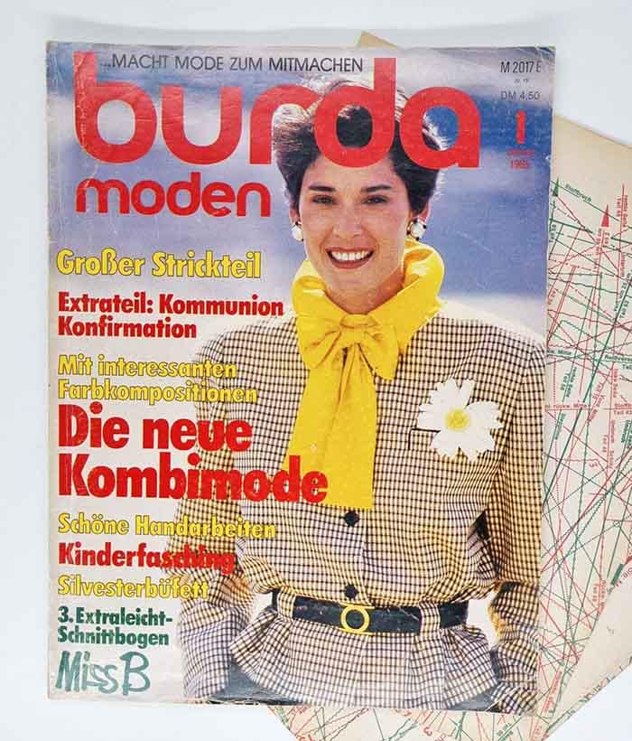 Magazine Burda Moden Lingerie De Luxe 1985 – Édition Rare De Mode, Occasion Vintage