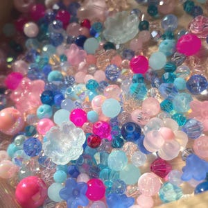 Classic Cotton Candy Bead Soup Kit, Glass Beads 45g, Jewelry Making