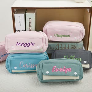 Étui à crayons pour fournitures scolaires, Étui à crayons coloré de grande capacité pour fournitures scolaires, Joli sac à crayons, Sac à crayons de grande capacité