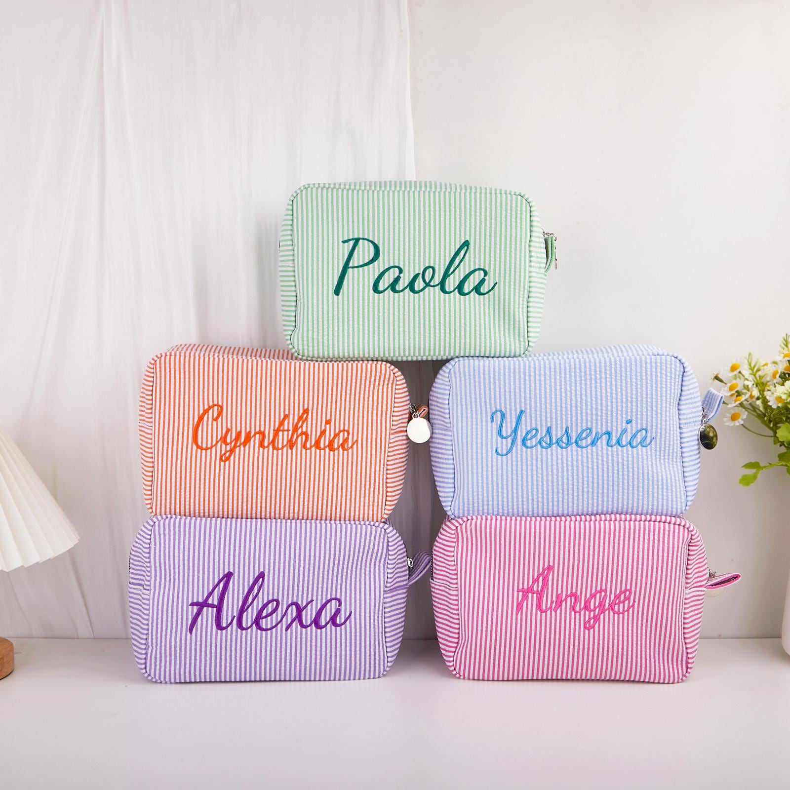 Lila Kosmetiktasche Mit Reißverschluss – Polyester, 23,5x17 Cm, Für Lila-Liebhaber