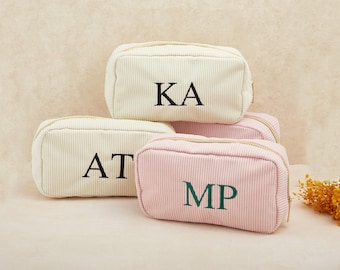 Custom Name Cosmetic Bag, Custom Large Capacity Cosmetic Bag, Bridesmaid Gifts, Christmas Gift Women, Bridal Shower Gift,Birthday Gift