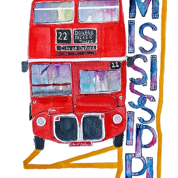 Double Decker Bus Etsy