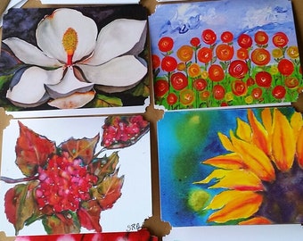 Floral Notecard gift box