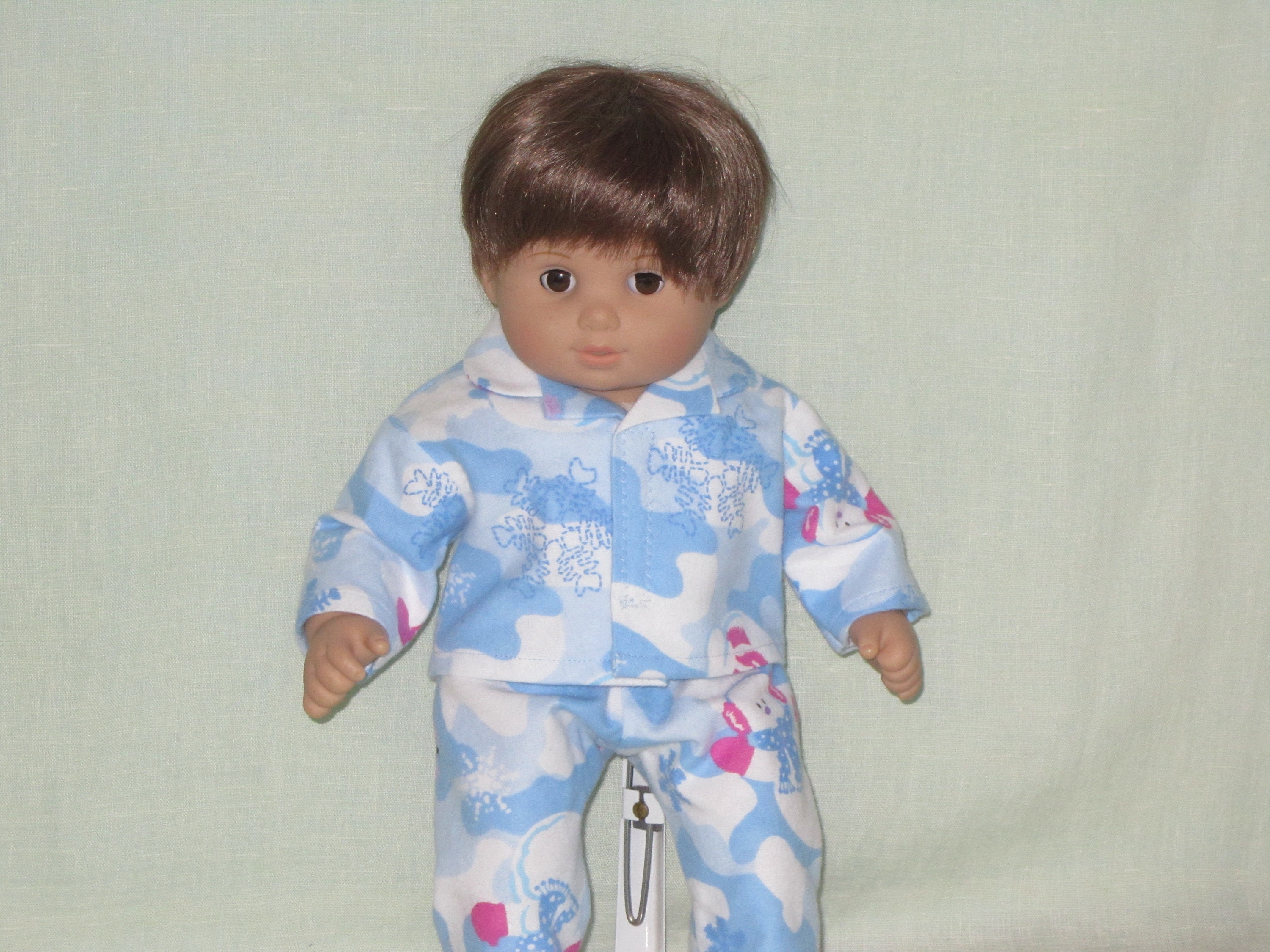 15 inch Boy Doll Pajamas fits the American Girl Bitty Baby Etsy