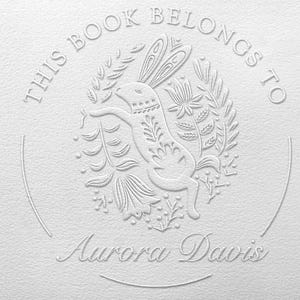 Custom Book Embosser, Personalized Embosser stamp, Book Embosser, Scrap booking Embosser, Personalized envelopes embosser, Book lover Gift