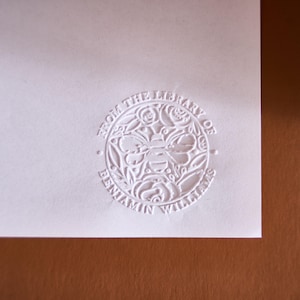 Custom Book Embosser, Personalized Embosser stamp, Book Embosser, Scrap booking Embosser, Personalized envelopes embosser, Book lover Gift