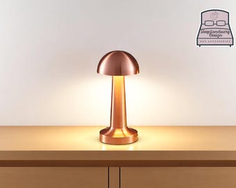 Cordless Industrial Style Tischlampe, Touch Sensor Dimmbares Akzentlicht