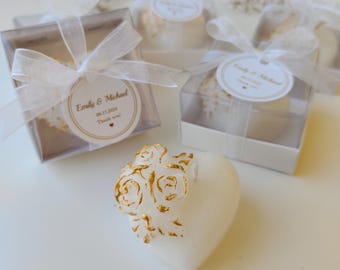 Lembrancinhas de Velas em Formato de Coração: Presentes Personalizados para Casamento, Chá de Bebê e Chá de Bebê