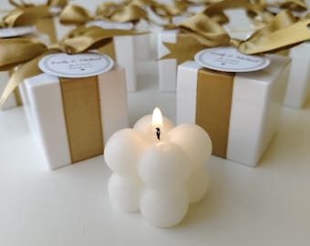 Wedding Favors Bubble Candle, Rustic, Bridal Shower, Bridesmaid, Boho, Party Gifts