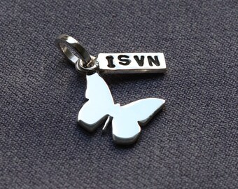 Sterling silver  butterfly charm