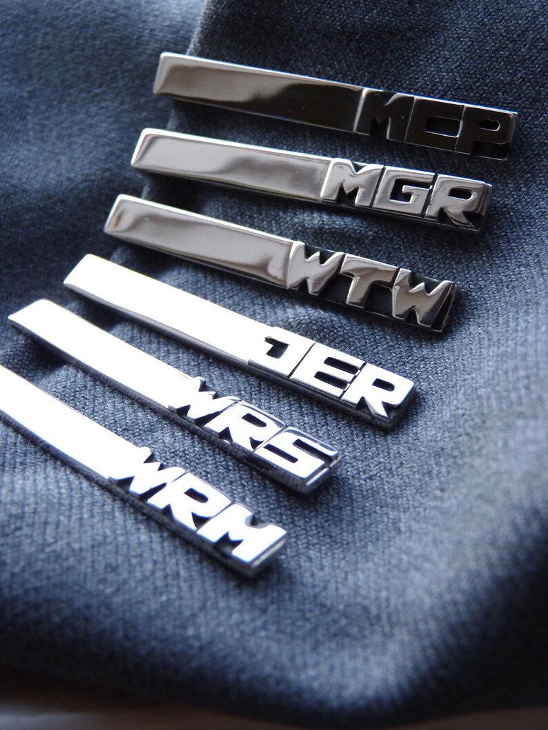 6 Personalized Men's Tie Bar Clip for Your Groomsmen Etsy