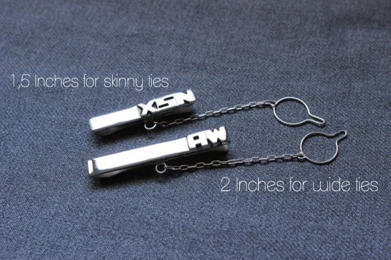 Anniversary Men Gifts for graduations Father/'s Day Tie Tack Tie Clip Personalized For Him Custom order Sterling silver Tie Bar