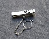 Barra de Corbata Personalizada - Barra de Corbata Personalizada - Iniciales Barra de Corbata - Corbata - Barra de Corbata Personalizada - Broche de Corbata Personalizada - Titular de Corbata Personalizada-