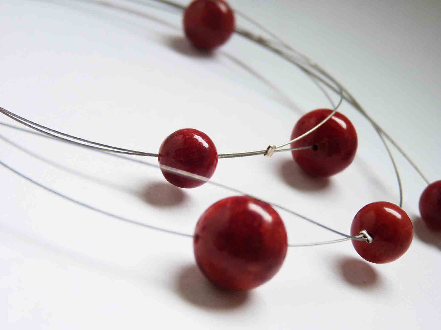 Sponge Coral Necklace. Etsy