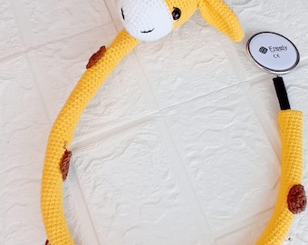 Crochet Giraffe Stethoscope Cover Pattern,Doctor Gift (PDF Pattern)