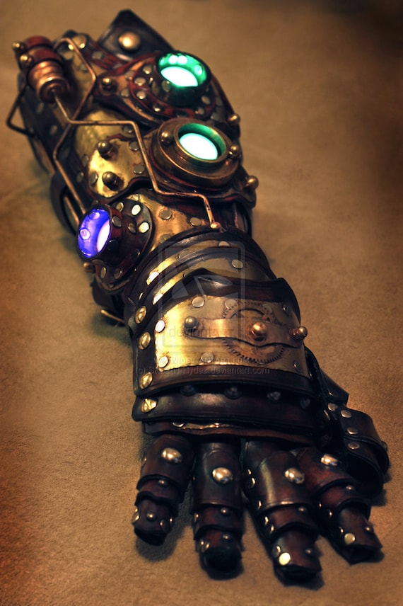 Steampunk Gauntlet Bracer Glove Etsy