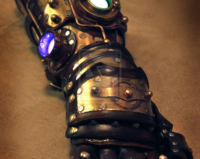 Steampunk Gauntlet bracer glove
