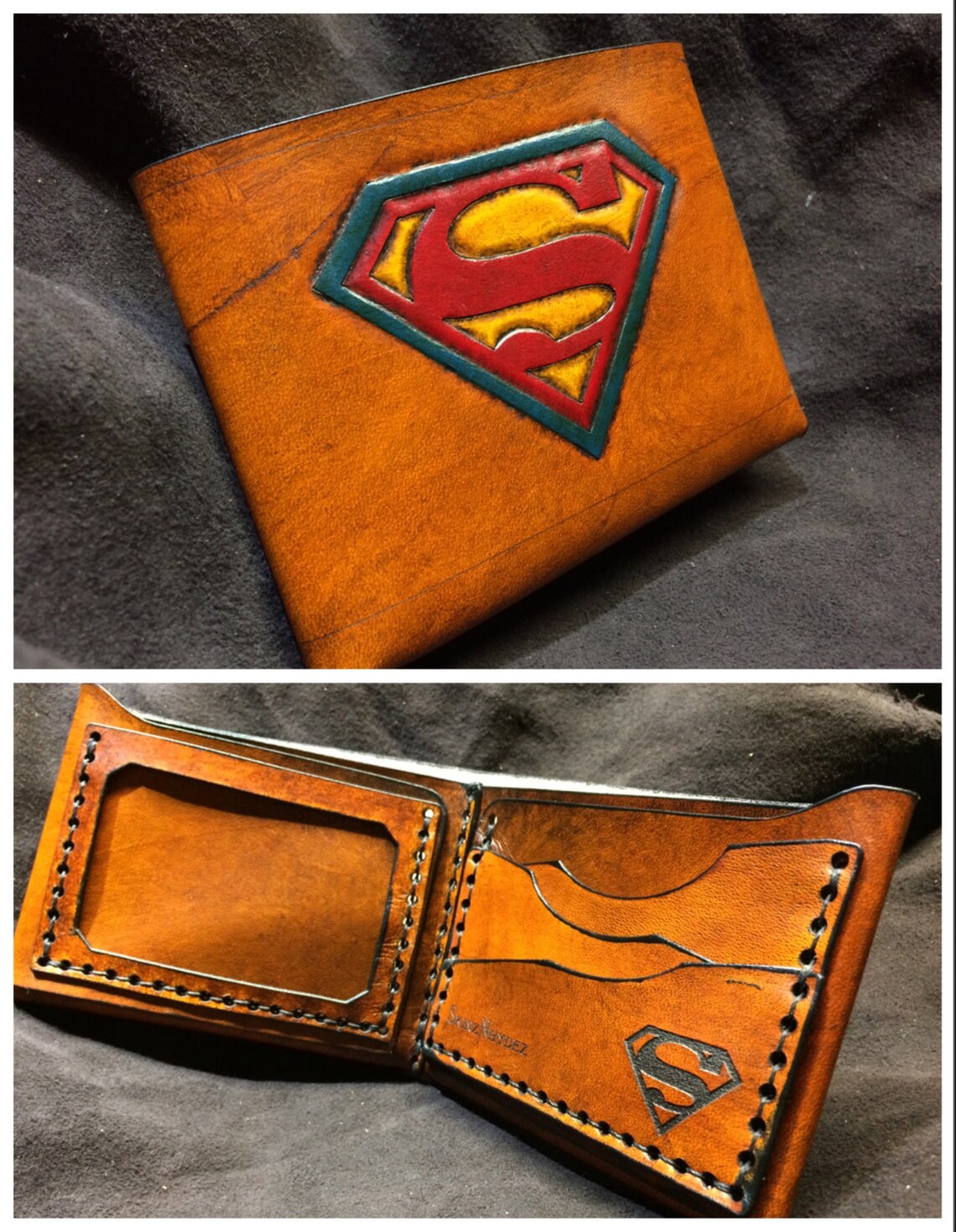 valentino superman wallet