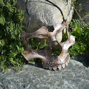Leather skull mask