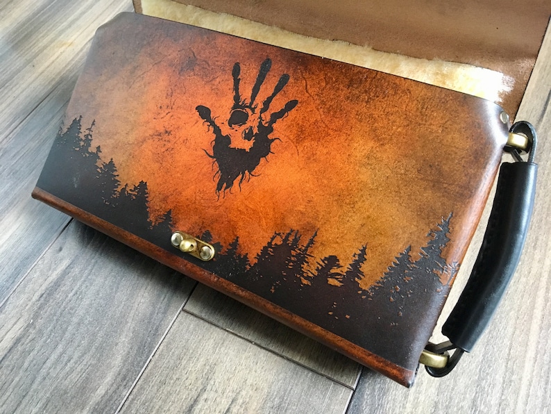 Leather Skyrim Nintendo Switch Carrying Case Etsy Canada