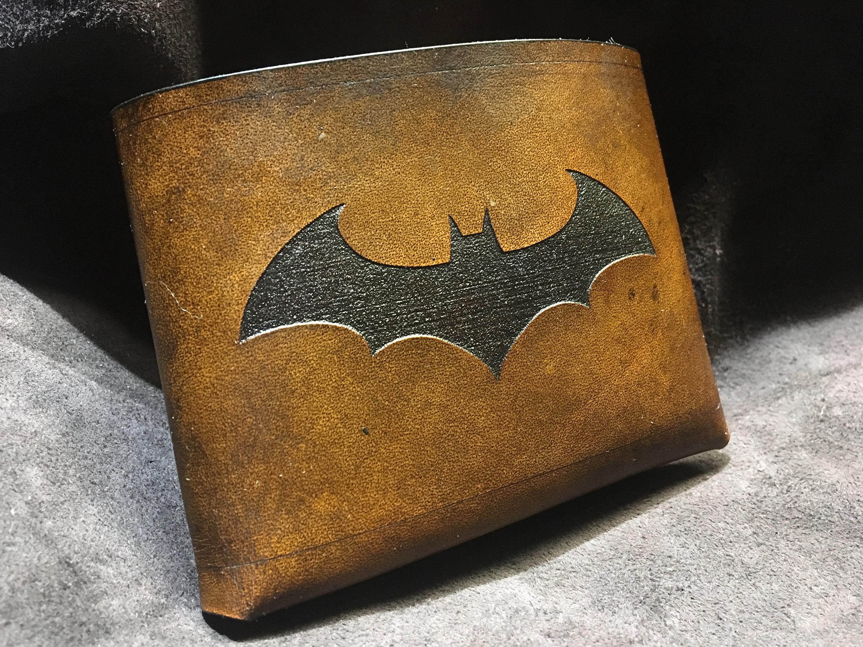 batman leather wallet