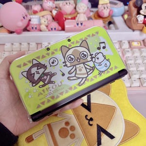 DIY  Monster Hunter Cat Cat Village Elohim Cat 3ds nds case full model series, anime cartoon handmade protective case