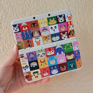 DIY Animal Crossing Face Paint 3ds nds etui pełna seria modeli, anime cartoon ręcznie robione etui ochronne