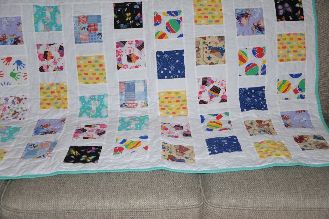 Scrappy Lap Quilt Sweet Dreams - Etsy