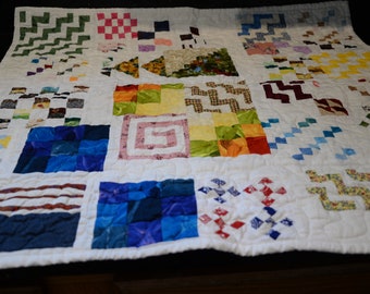 Scrappy Table Quilt One of a Kind