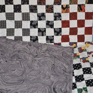 Scrappy Lap Quilt One of a Kind Reversible - Etsy