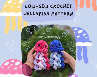 Low-Sew Crochet Jellyfish Pattern