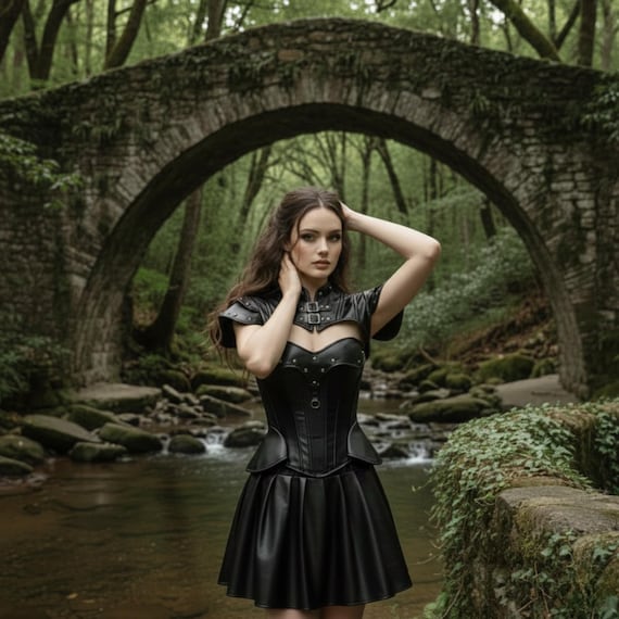 Women's Fantasy Leather Outfit | Corset Top Gothic Armor | Medieval Black Leather Skirt |dark Fantasy Women LARP Wear |roleplay Gown for Her - Etsy Israel Women's Fantasy Leather Outfit | Corset Top Gothic Armor | Medieval Black Leather Skirt |dark Fantasy Women LARP Wear |roleplay Gown for Her - Etsy Israel