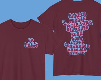 Philadelphia Phillies Players Shirt, Phillies for women, Go Phils shirt