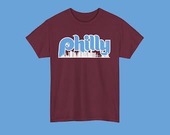Philly Skyline, Phillies Philthy T-shirt for Phillies, unisex Phillies shirt, Philthy Phillies Skyline