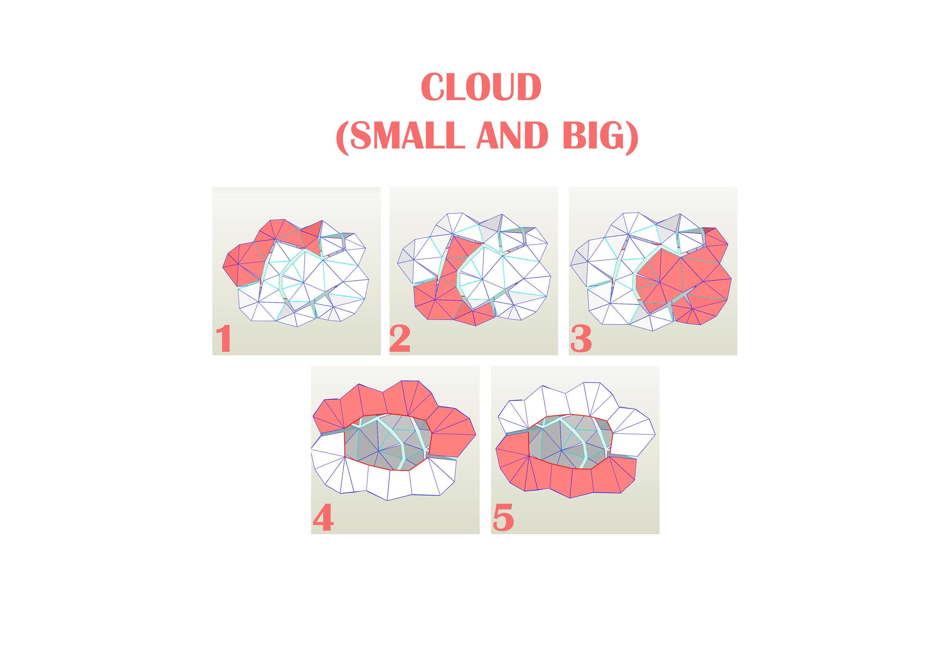 Moon Sky Sheep 3D Papercraft | DIY Paper Sculpture | Paper Model ...