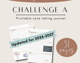 Classical Conversations Challenge A Note Taking Journal