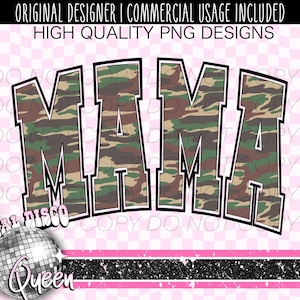 Retro Camo Mama