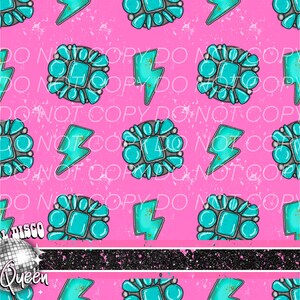 Western Seamless | Turquoise Seamless | Trendy Pattern